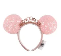 海外ディズニー限定☆ ディズニー　プリンセス　スパンコール　カチューシャ