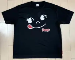 サンリオ ペコちゃん メンズ 半袖 Tシャツ 5L 黒 コラボ 不二家