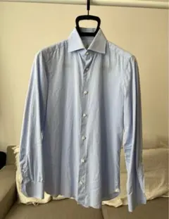 【美品】LUIGI BORRELLI シャツ ブロード　38