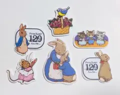 ピーターラビット 120周年 ワッペン シール