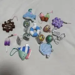 カラフルキャラクター ストラップ 14個セット