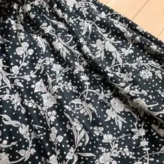 リバティスカート ハンドメイド マロリー ブラック タナローン