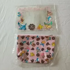 ポケモン ポーチセット ピンク　ミスドコラボ