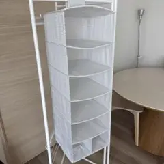 【IKEA】STUK ストゥーク ハンギング収納 6段/仕切り付き