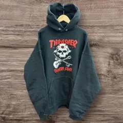 26E2 THRASHER スラッシャー プルオーバーパーカー ブラック　L