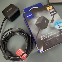 ELECOM USB Type-C充電器　65W ACDC-PD8665BK