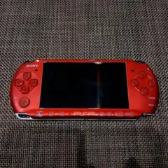 SONY PSP 3000 本体 赤 バッテリー・ACアダプターなし