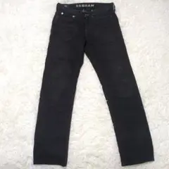 DENHAM BOLT ブラック ダメージ SKINNY FIT デニム W27