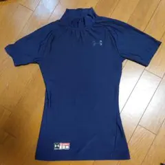 Under Armour ネイビー ハイネック アンダーシャツ