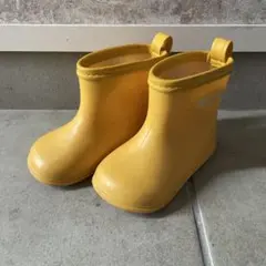 KidsForet 子供用 長靴 黄色　14cm