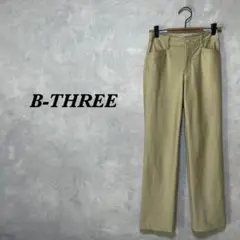 定価3万✨B-THREE シャイニーシャドウ ストレート パンツ I 3865