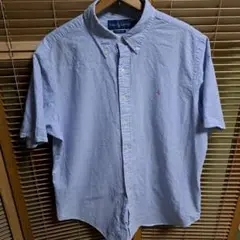 ラルフローレン　シアサッカーシャツ　サイズ