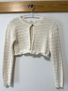 美品　H &M 手編み風カーディガン