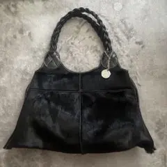 MAMUZ マミューズ 黒 レザー トート