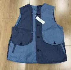 新品 ファンセットオブアート リバーシブル ベスト 抜染 Lサイズ