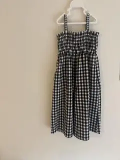 キッズ　夏服　ギンガムチェック ジャンパースカートスカート　ワンピース　子供服