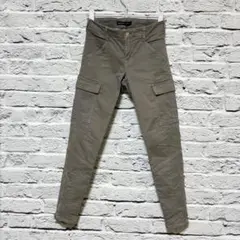 美品✨J BRAND【ジェイブランド】スキニー カーゴパンツ カーキ 【Ｓ】