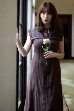 herlipto♡Removable Collar Long Dress