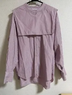 CIAOPANIC TYPY 赤白ストライプ長袖シャツ