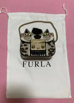 FURLA フルラ メトロポリス ジャングル ミニバッグ チャーム トラ