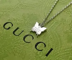 極美品‼️ GUCCI グッチネックレス バタフライ シルバー925