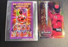 戦隊展　トレーディング箔押しクリアカードE クワガタオージャー　キングオージャー