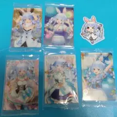ホロライブ　ウエハース　カード　シール　6種　まとめ売り