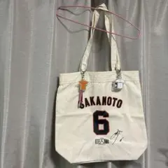読売ジャイアンツ 坂本勇人 トートバッグ(キーホルダー5個付き)