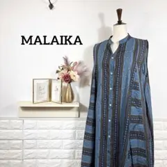 MALAIKA★　マライカ　ワンピース　ペイズリー柄　ノースリーブ　ロング