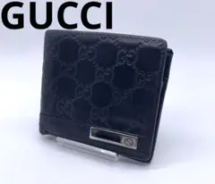 グッチ GUCCI ブランド 折り財布 財布 ブラック G柄 お洒落 小物