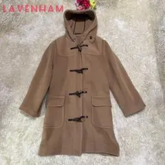 ラベンハム ロングコート ダッフルコート M トグル 茶色 ブラウン
