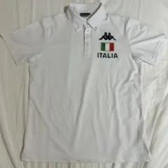 Kappa ホワイト ポロシャツ ITALIA