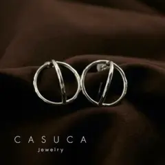 CASUCAカスカ☆limo スタッドピアス両耳美品☆K18YG CASUCAカスカ☆limo スタッドピアス両耳美品☆K18YG