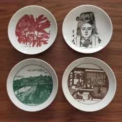 山下清　壺屋　赤絵皿　検）民藝　濱田庄司　金城次郎 山下清壺屋赤絵皿検）民藝濱田庄司金城次郎