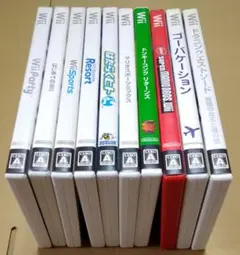 Wiiソフト 10点セットまとめ売り ,,,...,