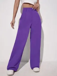 ワイドレッグパンツ　パープル　完売品
