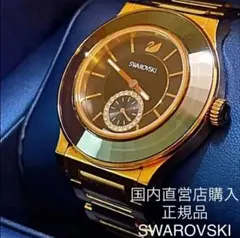 503/【国内正規店購入】腕時計⑦SWROVSKI/オクテア/ブラック&ゴールド