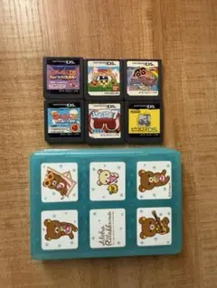 ニンテンドーDSプチプチおみせっち 他ソフトセット リラックマケース付き