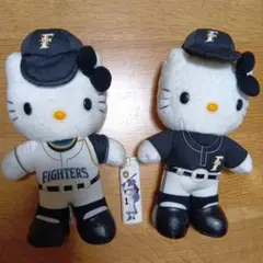 ハローキティぬいぐるみ　 日本ハムファイターズ