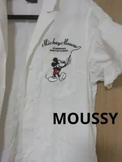 MOUSSY　ミッキー　シャツワンピース