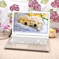 高性能i7‼️大容量SSD512GB✨おしゃれゴールド⭐️東芝ノートPC カメラ薄型