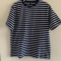 URBAN RESEARCH ストライプ Tシャツ 40 ネイビー　美品