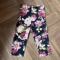 フラワープリント レギンス 約100cm
