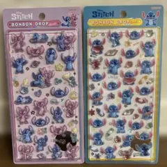 スティッチ ボンボンドロップシール 2種