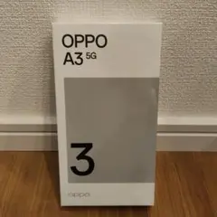 OPPO A3 5G 4GB/128GB ブラック