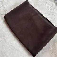 保管品 生地 スェード調？焦茶色