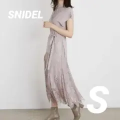 【美品】snidel ニットベストセットマーメイドレースワンピース　S