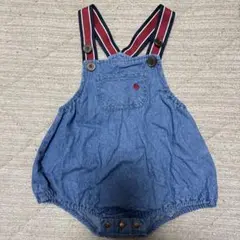 POLO デニム サロペット ロンパース