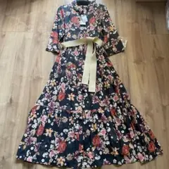 新品　CLUB VOLTAIRE 定価¥2万6950円　ロングシャツワンピース