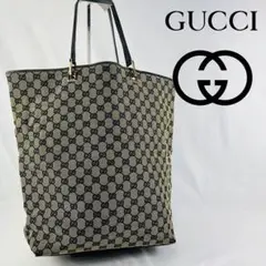 【即日発送】GUCCI GGキャンバス グレー トートバッグ ショッピングトート